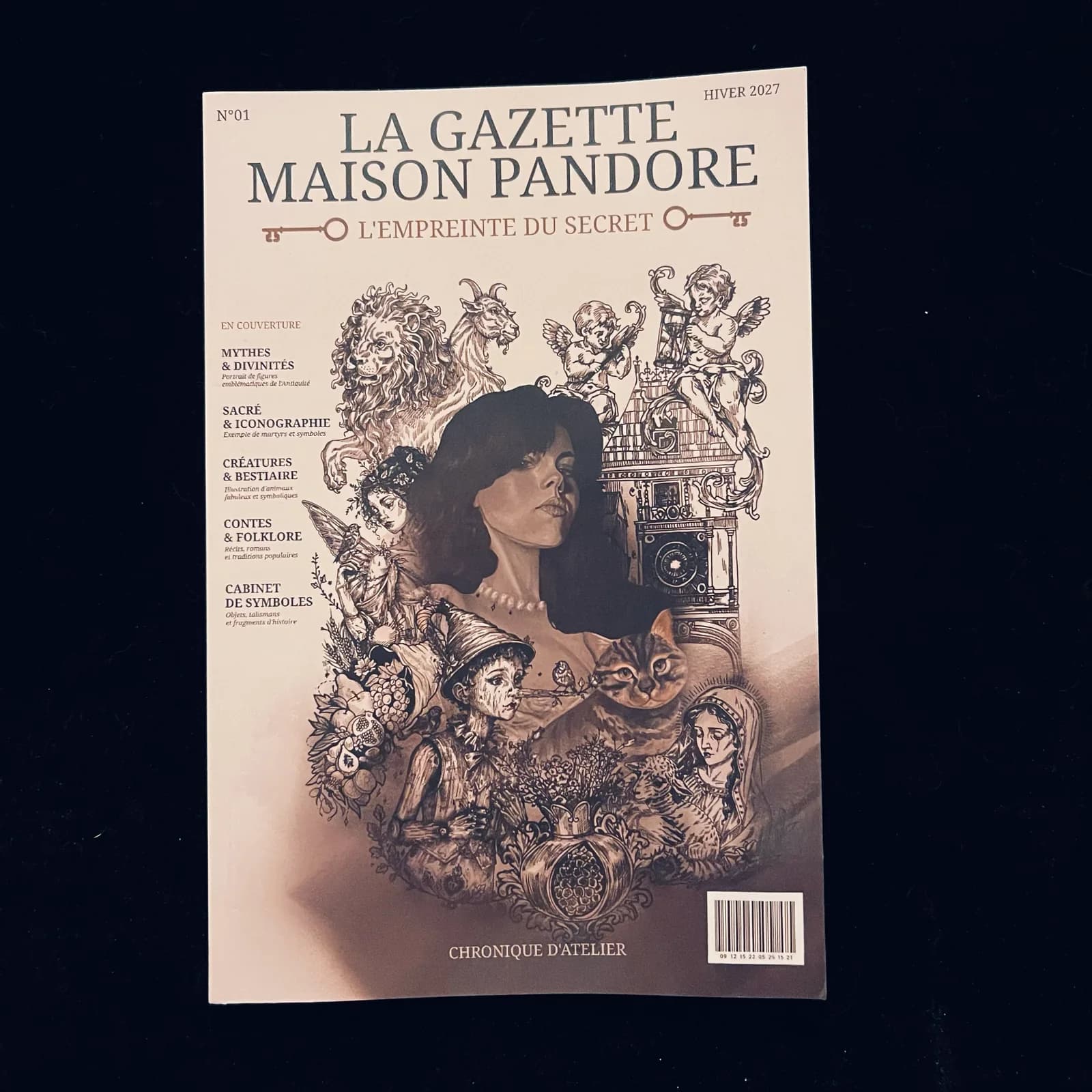 Couverture de l’artbook La Gazette Maison Pandore