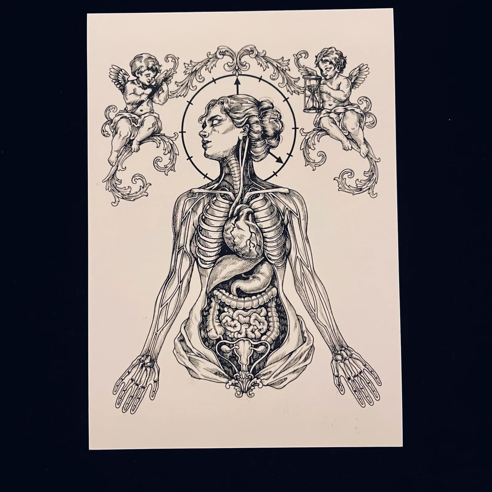 Print A4 Anatomie de Maison Pandore